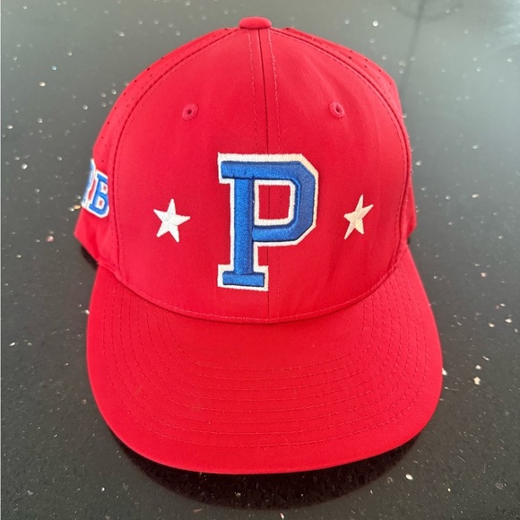 Other - USA Richardson Red Baseball Cap with Blue P Logo